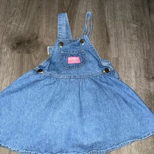 OshKosh B'gosh Blue Denim Kids Overall Dress
